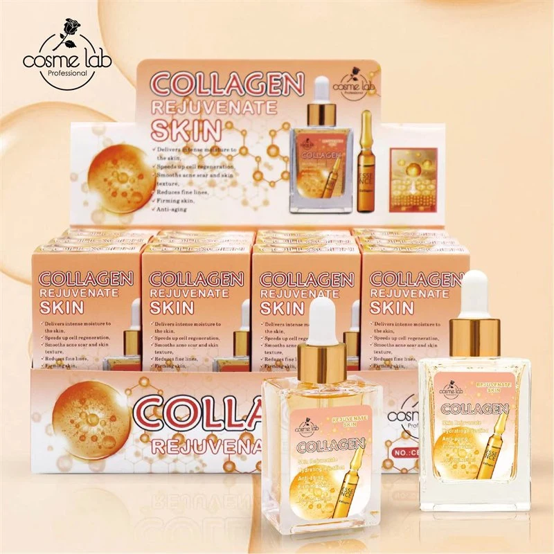 Cosmelab Supplier Logo Custom Anti-Aging Collagen Face Serum Moisturizing Firm Smoothing Rejuvenate Skin Care Serum