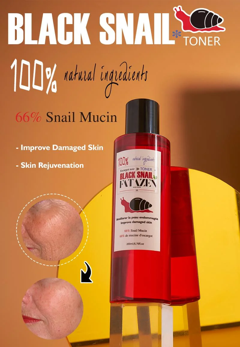 Anti-Aging Snail Toner Water Spray Skin Care Products Long Lasting Moisturizing Toner