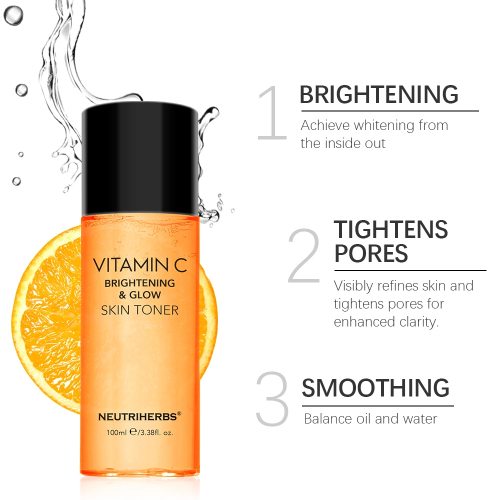 OEM Private Label Hydrating Natural Niacin Whitening Vitamin C Toner