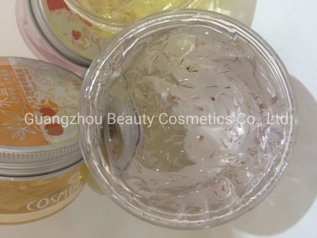 OEM 100ml Natural Flower Petals Face Mask Face Mud Mask