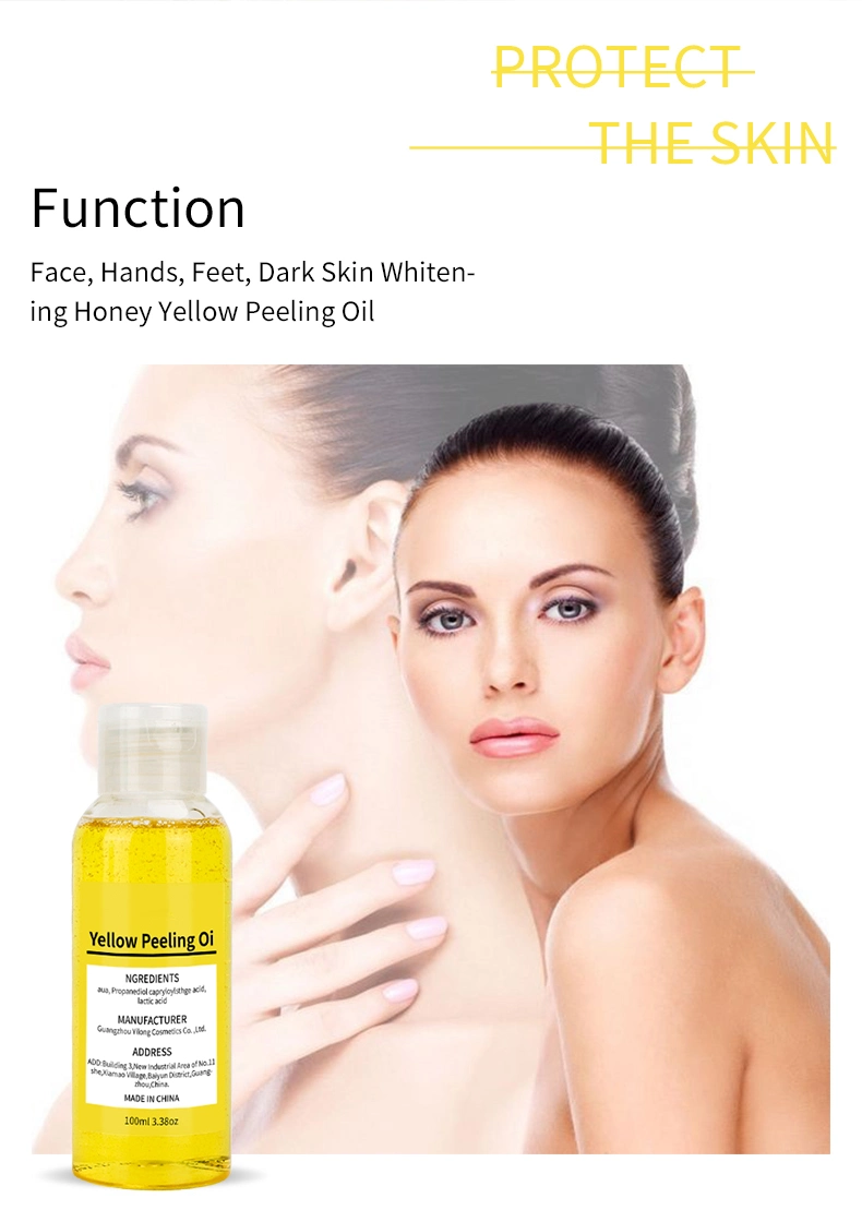 Beauty Cosmetics Skin Care Removing Dead Skin Dark Knuckles Exfoliate Yellow Peeling Oil