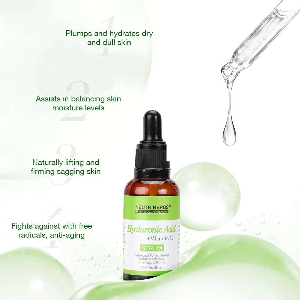 Natural Organic Whitening Anti Aging and Wrinkle Hyaluronic Acid for Face Serum