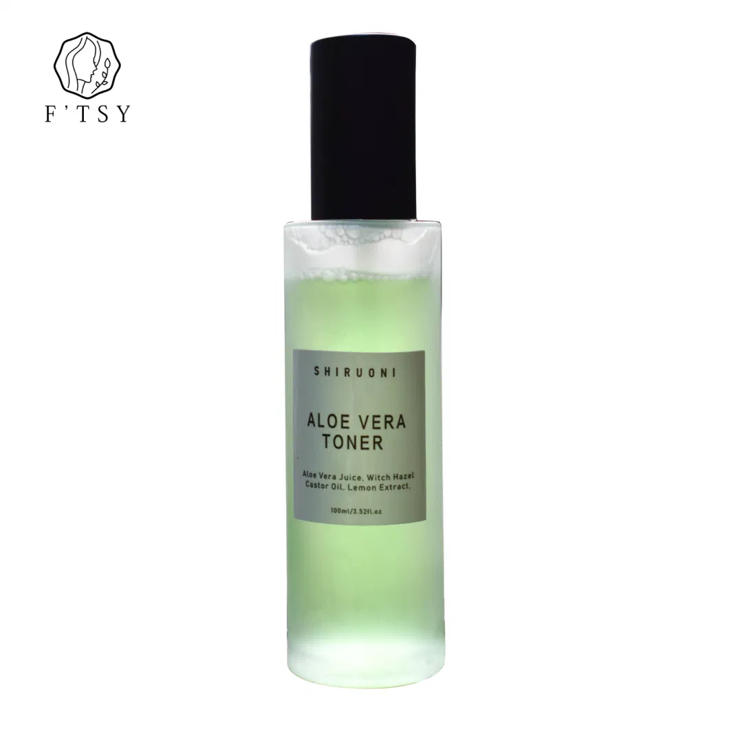 High Quality OEM Skincare Vegan Organic Hydrating Rejuvenating Moisturizing Facial Aloe Vera Face Toner Mist Spray