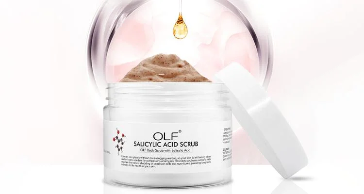 200g Deep Cleansing Exfoliating Peeling Gel Moisturizes Salicylic Acid Skin Whitening Face Exfoliating Cream Body Scrub