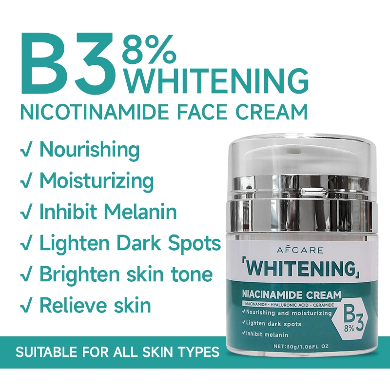 OEM ODM B3 Face Whitening Niacinamide Cream Nourishing Moisturizing Relieve Brighten Crramide