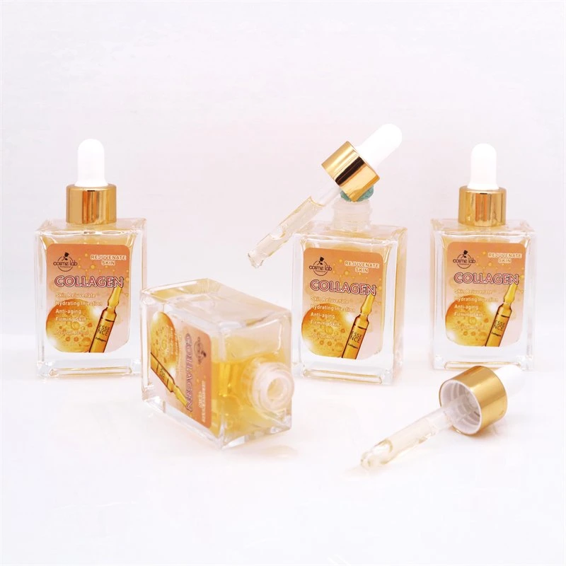 Cosmelab Supplier Logo Custom Anti-Aging Collagen Face Serum Moisturizing Firm Smoothing Rejuvenate Skin Care Serum