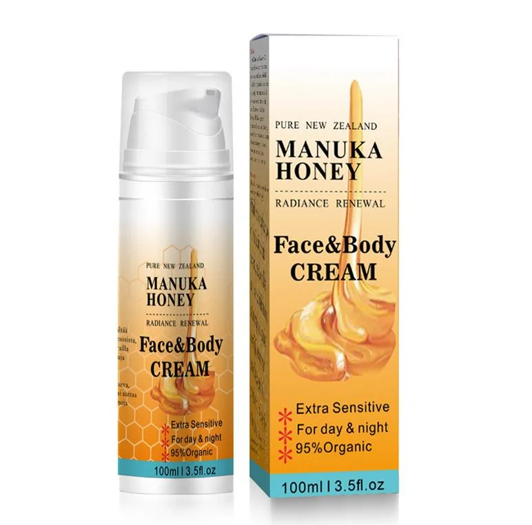 100g Manuka Honey Face Cream Smooths Hydrating Moisturizing 95% Organic Body Cream Tighten Lines Dry Improve Enhance Beauty