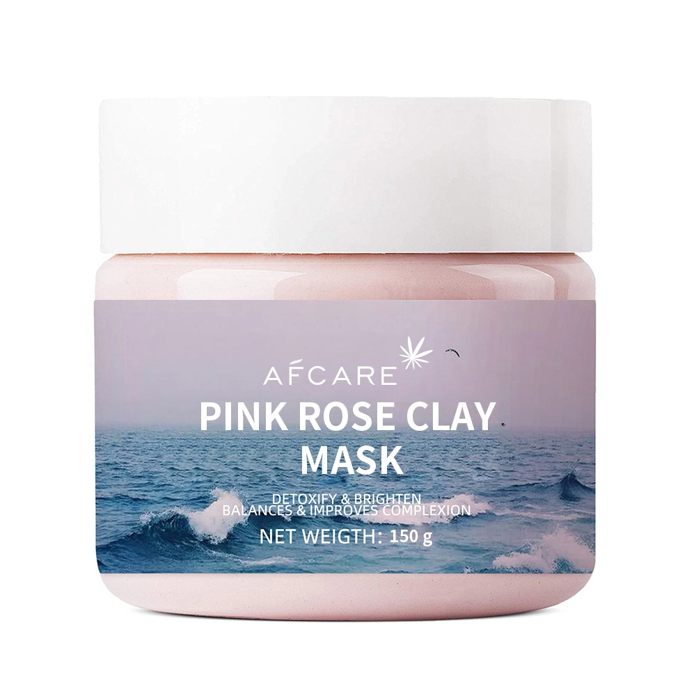 Natural Organic Rose Balance Anti Aging Rosehip Beauty Pink Clay Mask