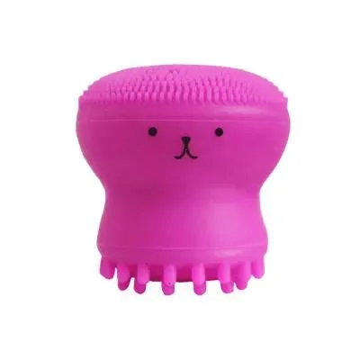 Octopus Double Head Facial Scrubber Silicone Facial Cleanser Brush