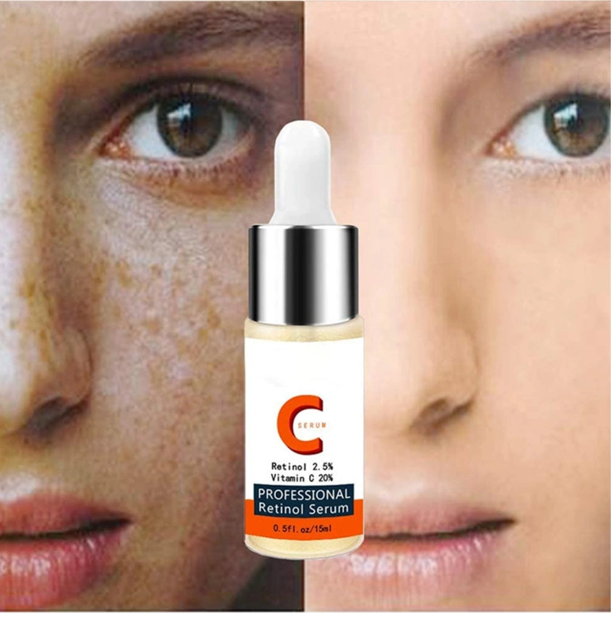 Private Label Vitamin C 20% Pearl Bright 7 Days Dark Spot Corrector Face Stronger Skin Whitening Serum