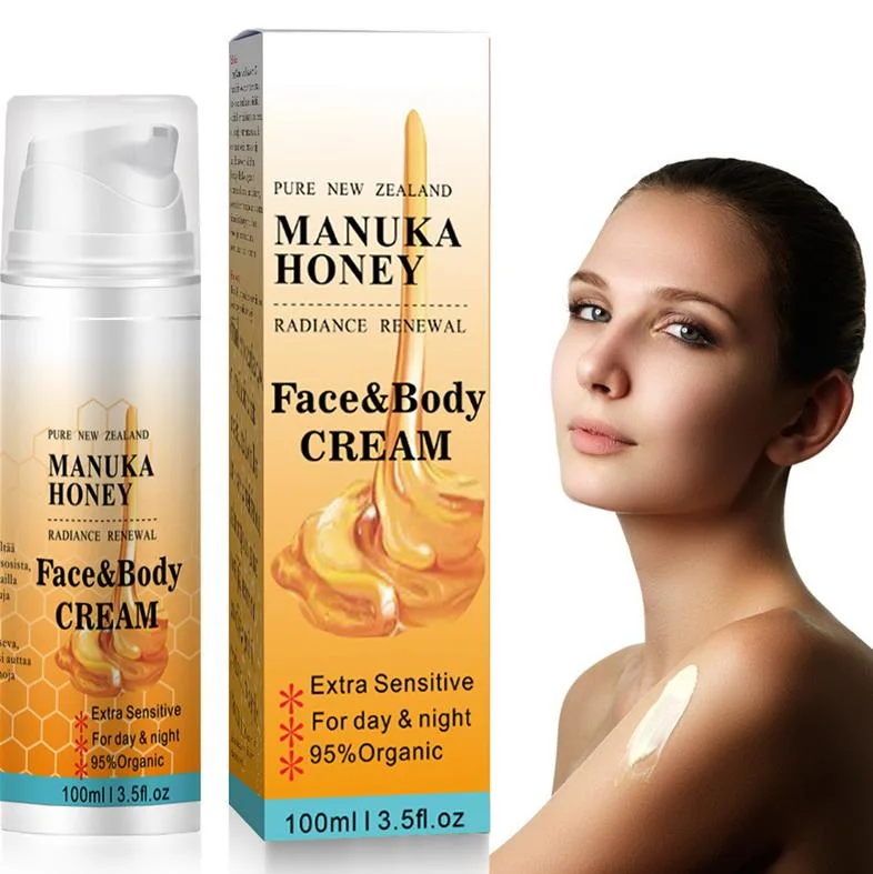 100g Manuka Honey Face Cream Smooths Hydrating Moisturizing 95% Organic Body Cream Tighten Lines Dry Improve Enhance Beauty