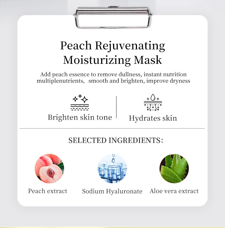 Skin Care Vitamin C Beauty Fruit Extract Strawberry Moisturizing Whiten Cartoon Girl Sheet Korean Facial Mask