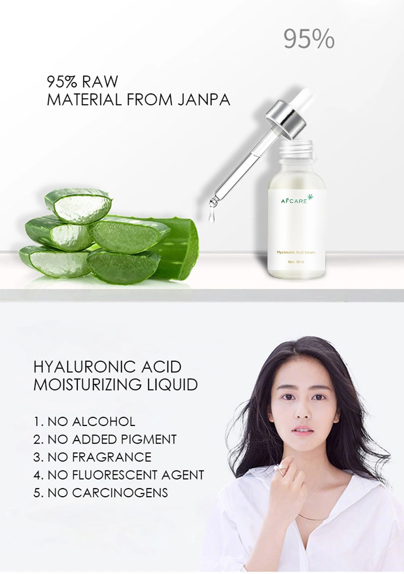 Private Label Serum Beauty Moisturizing Anti Aging Whitening Face Serum Hyaluronic Acid