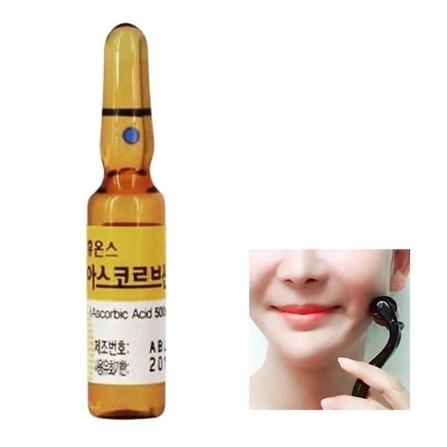 Korea Original Huons Ascorbic Acid Vitamin C Ampoules 500mg/2ml for Skin Whitening Injections