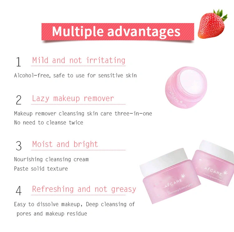 OEM Custom Natural Nourishing Cleansing Alcohol-Free Whitening Face Cream