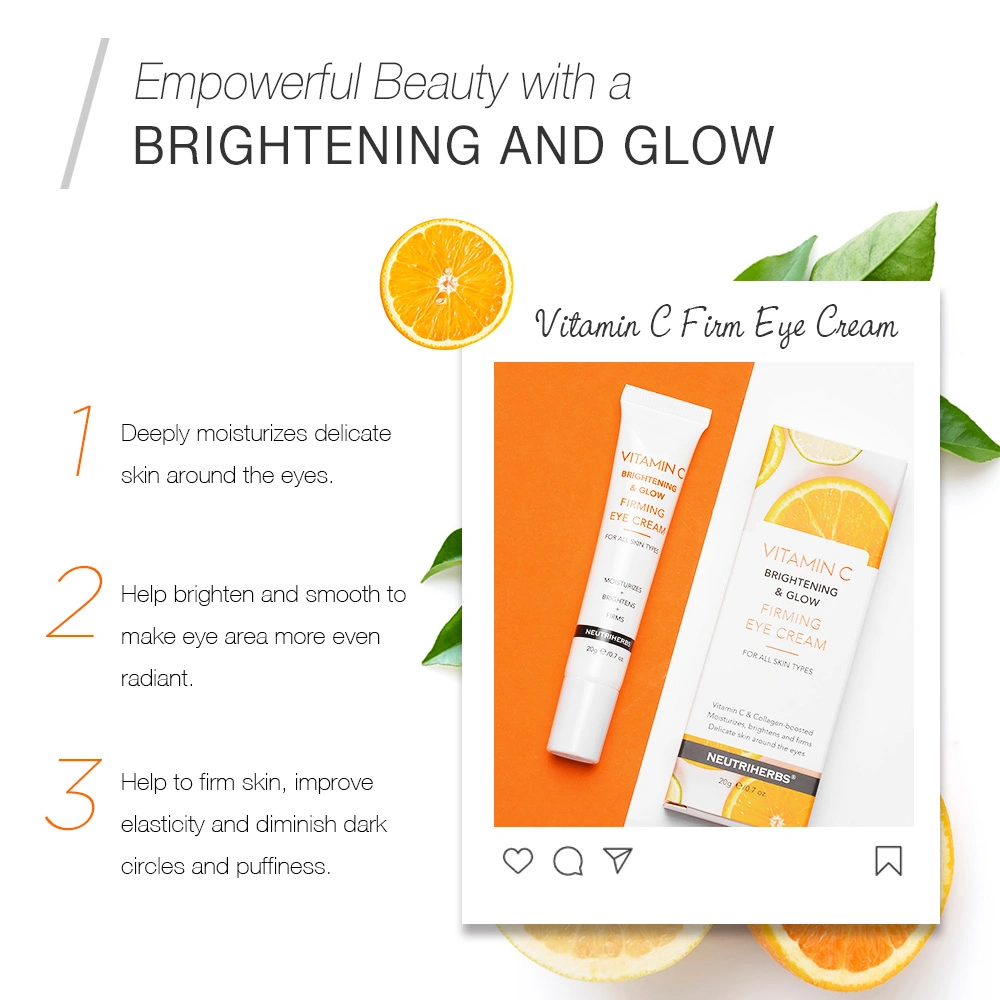 Wholesale Anti-Wrinkle Brightening Eye Care Vitamin C Firming Eye Cream