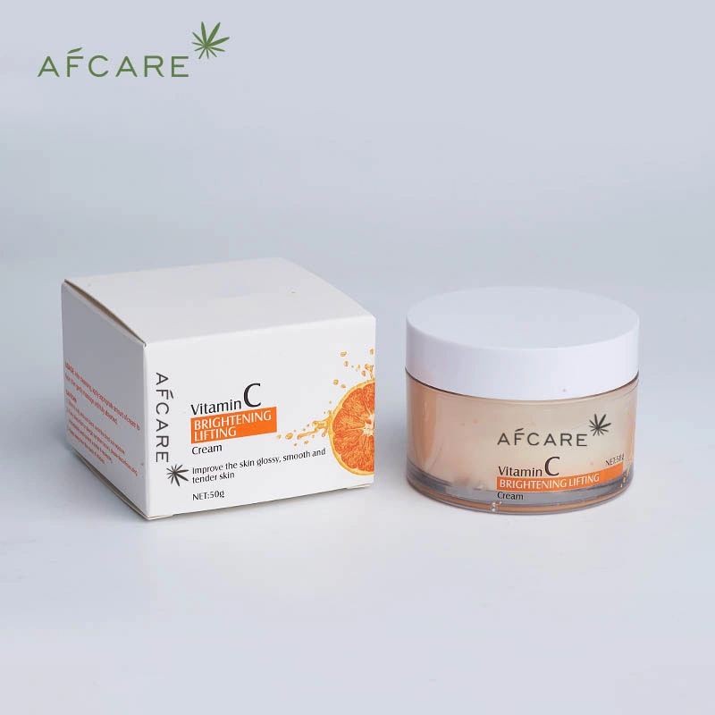 OEM ODM Korean Skin Care Organic Vitamin C Cream Lightening Brightening Face Moisturizer Scar Removal Firming Face Cream Serum