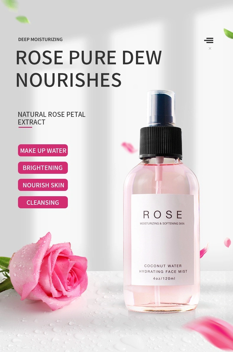 Wholesale Natural Rose Water Face Mist Toner