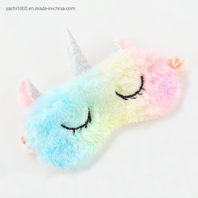 Wholesale Plush Unicorn Eye Sleeping Mask and Unstuffed Skin