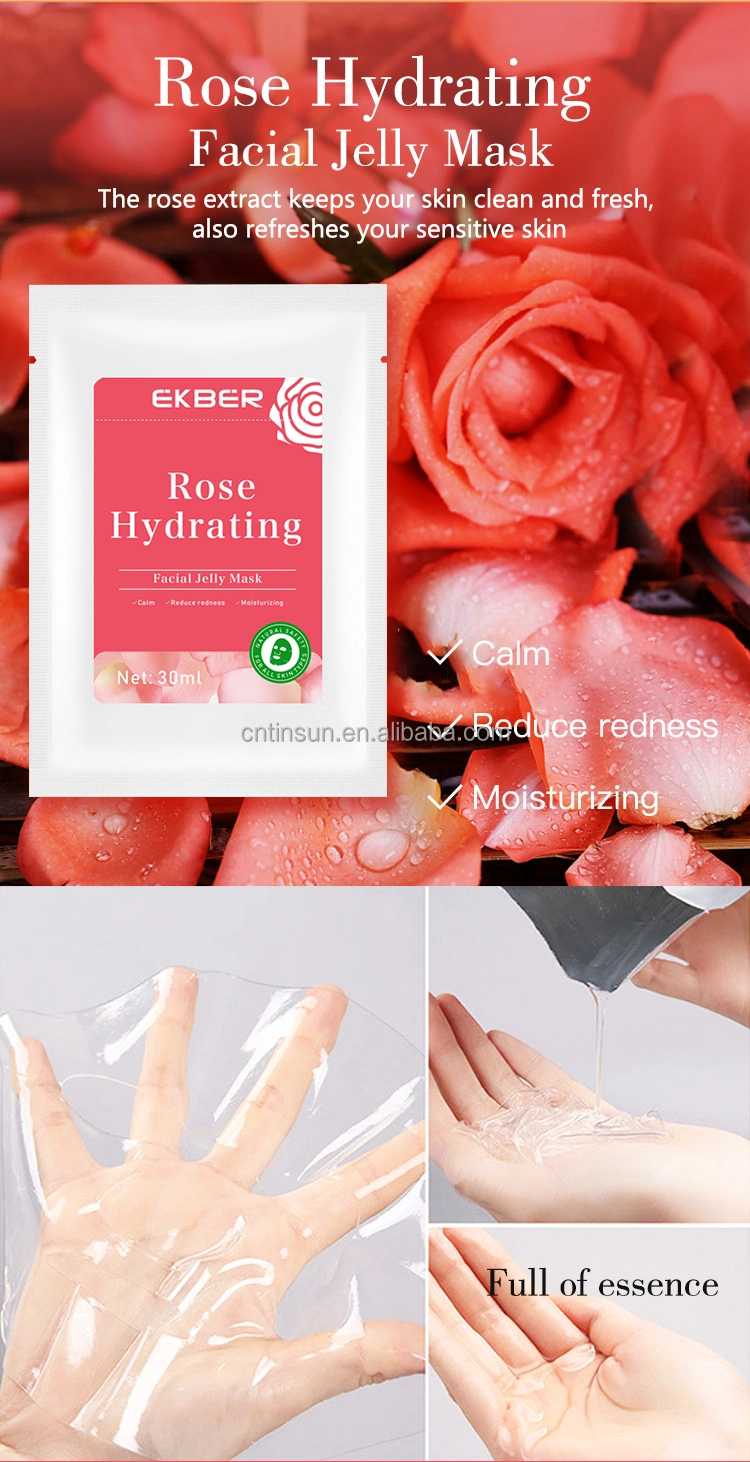 Vitamin C Rose Arbutin Orange Whitening Moisturizer Nourishing Firming Brightening Jelly Facial Mask