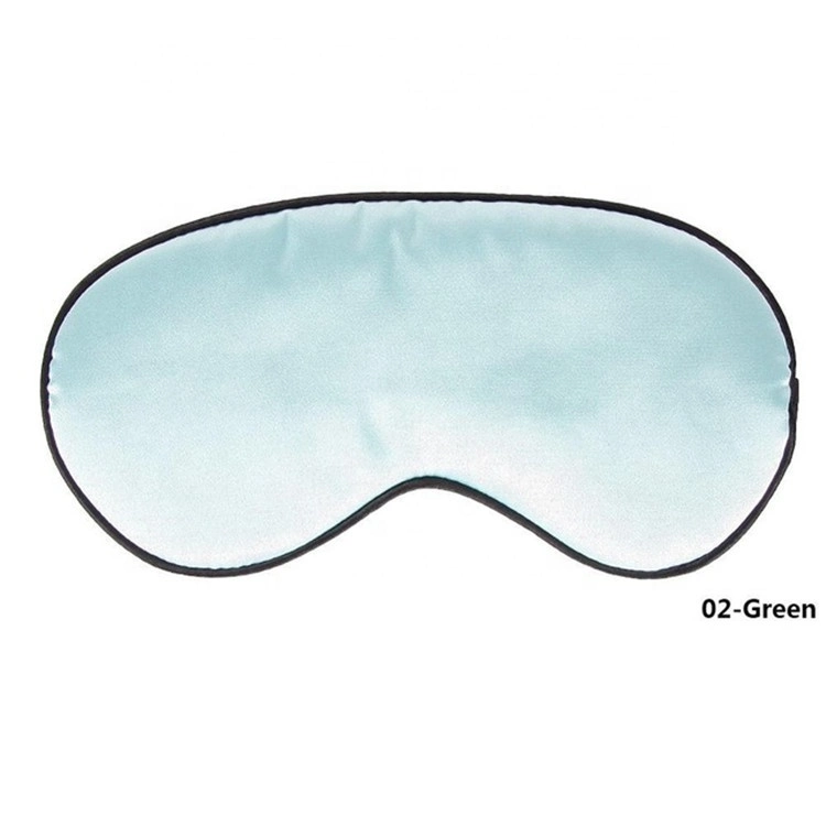 Custom Logo Luxury Sleeping 100% Mulberry Silk Sleep Full Eye Mask Pink