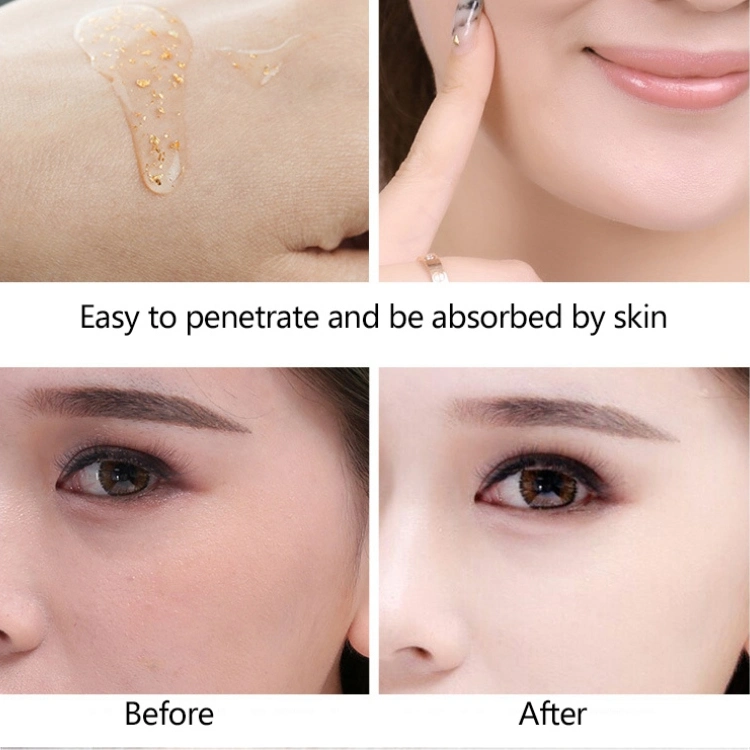 Private Label Custom Skin Whitening Moisturizing Anti-Aging Natural Organic 24K Gold Caviar Face Serum