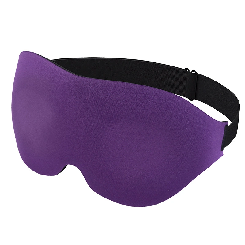 No Seamless Pressure Stereo 3D Contoured 100% Blackout Eye Mask for Sleeping with Adjustable Strap