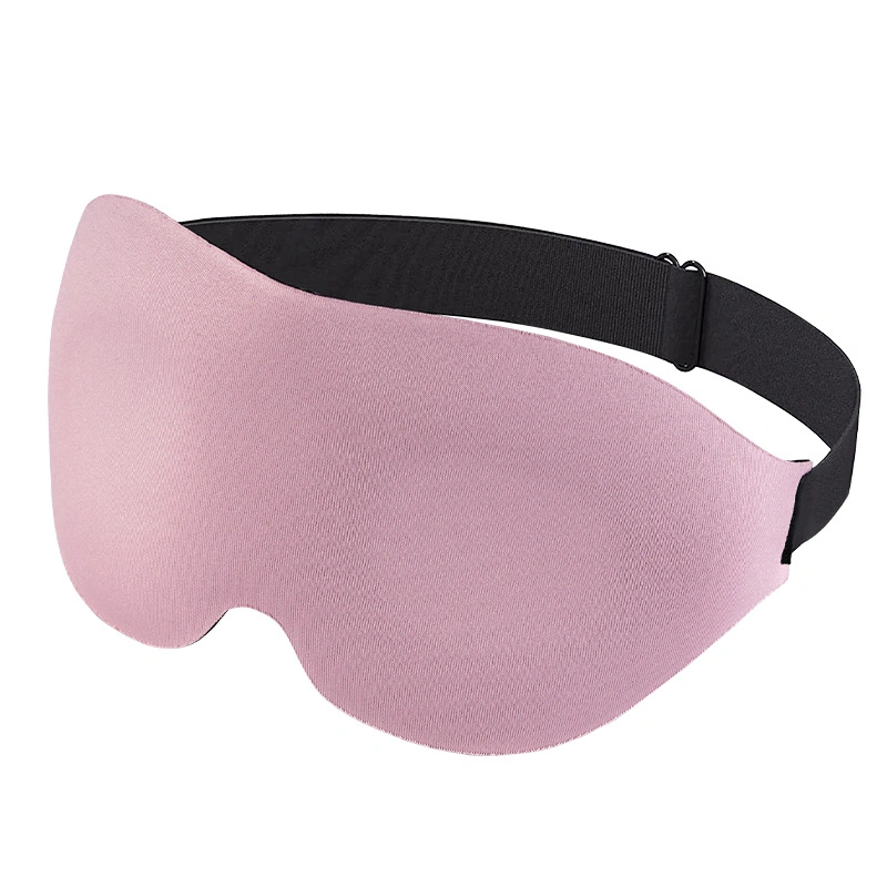 No Seamless Pressure Stereo 3D Contoured 100% Blackout Eye Mask for Sleeping with Adjustable Strap