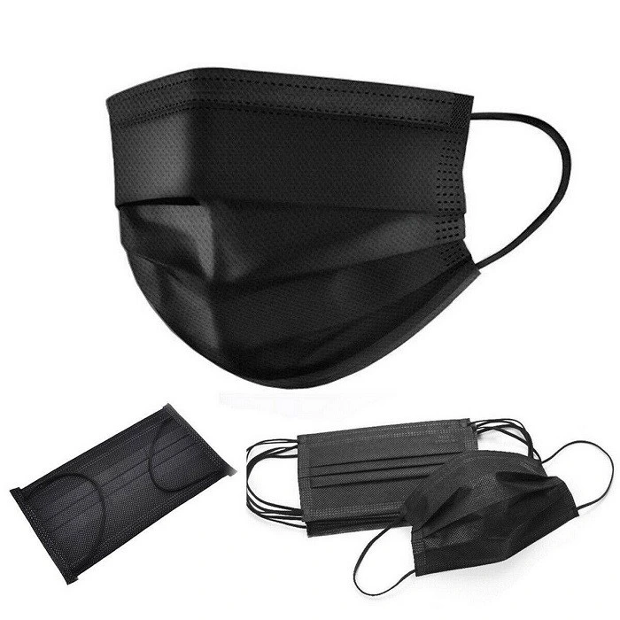 Black Fashion Disposable Face Mask