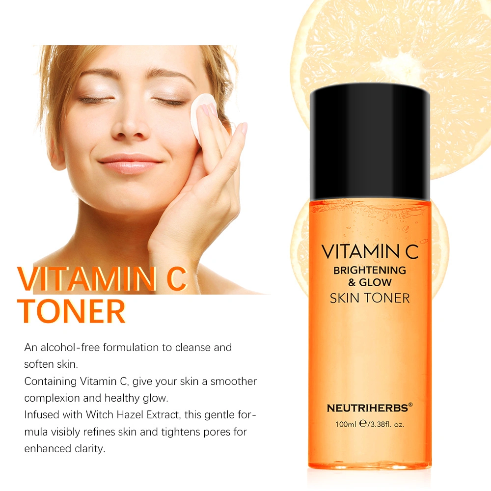 Best Private Hydrating Label Gentle Vc Toner for Whitening Skin