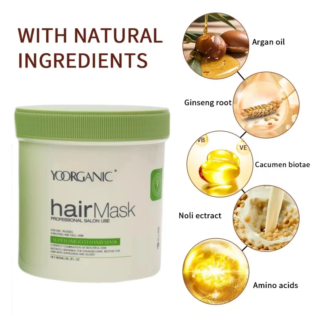 Yoorganic High Quality Professional Salon Use Collagen Hair Care Cream Treatment Repair Hair Mask 800ml