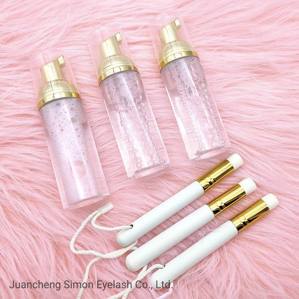 Rose Golden Cap 60ml Eyelash Foam Lash Shampoo Oil Free Cleanser