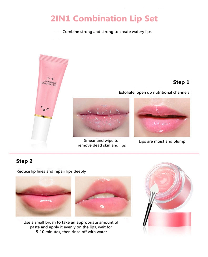 Private Label Moisturizer Vitamin Sheet Lip Mask Care Cosmetics