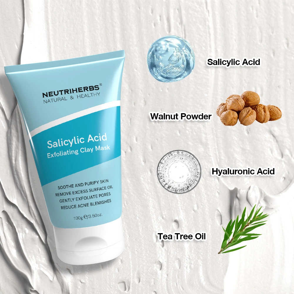 Natural Deep Cleansing Hydrated and Smooth for Dry Skin Salicylic Acid Clay Mask