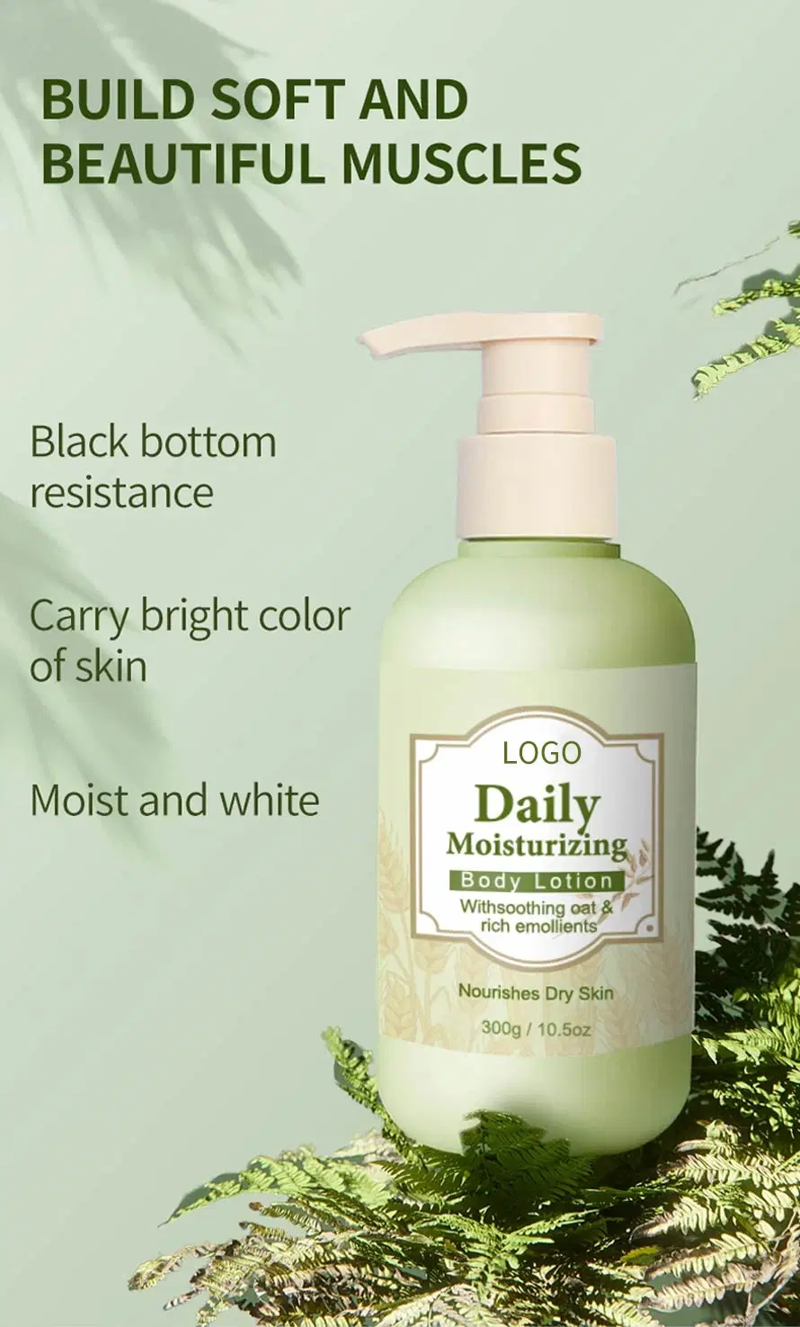 Ditong Bleaching Skin Lightening Moisturizing Cream Whitening Oat Body Lotion for Black Skin