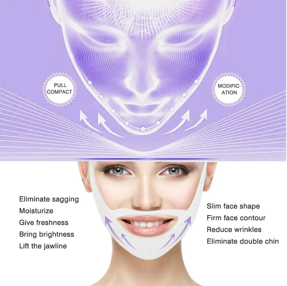 Wholesale Private Label Anti-Aging Face Skin Care Whitening Cream Intensive V-Line Lifting Facial Mask