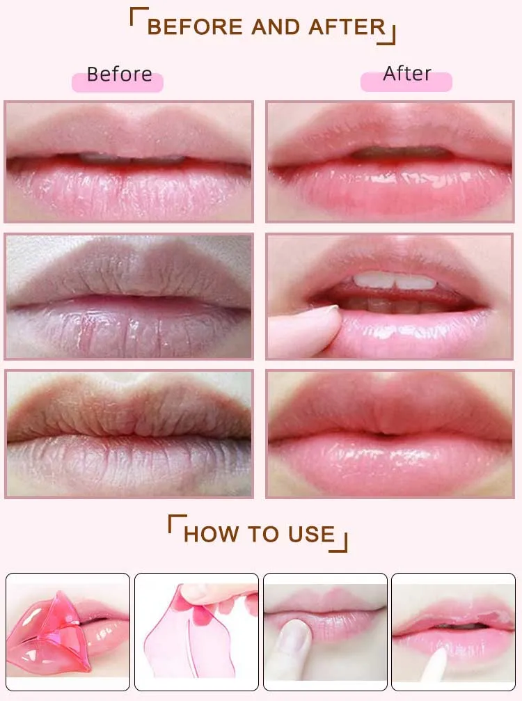 Private Label Wholesale Lip Mask Gel Organic Lightening Lipmask Care Pink Collagen Lip Mask