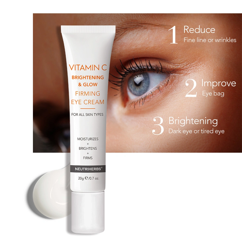 Hot Selling OEM Vitamin C Removing Dark Circle Anti-Wrinkle Brightening Collagen Eye Cream