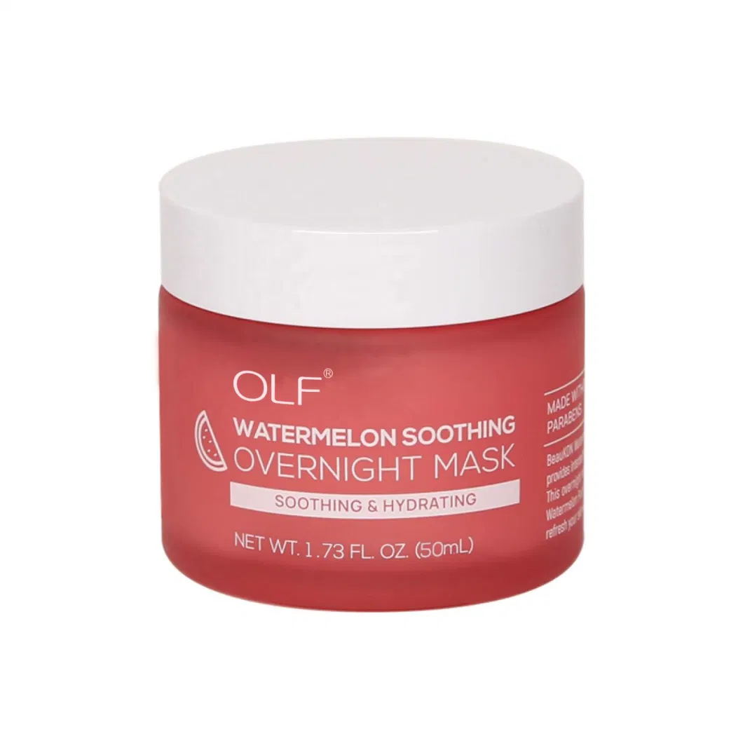 Watermelon Soothing Overnight Cream Sleep Hydrating Face Skin Care Mask