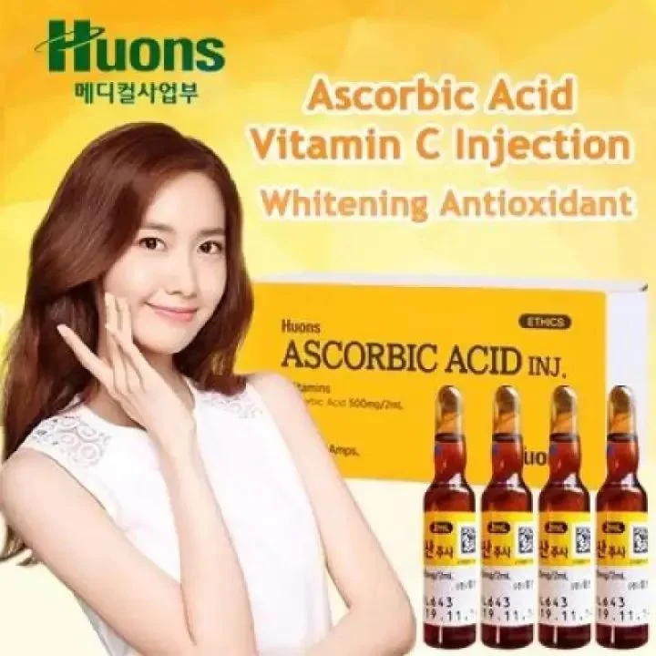 Popular for Skin Whitening Huons Face Intravenous Vitamin C Ascorbic Acid Injection