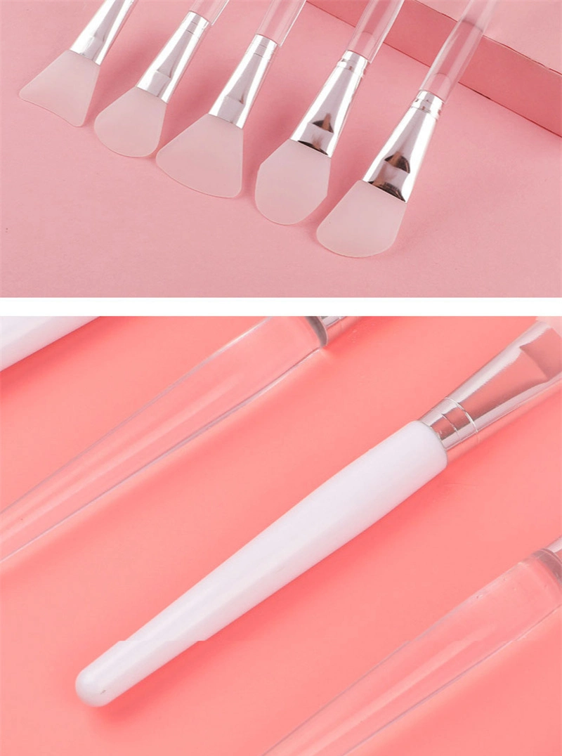 Soft Reusable Cosmetic Tool Treatment Facial Silicone Brush Clay Mask Mud Mixing Brush Apply Mask Stick Beauty for Skin Care