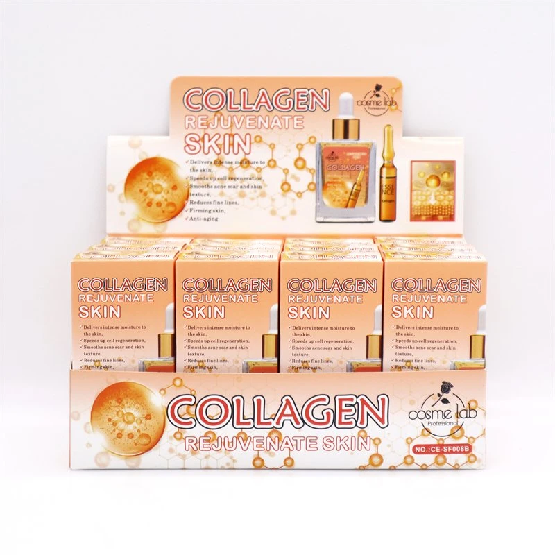 Cosmelab Supplier Logo Custom Anti-Aging Collagen Face Serum Moisturizing Firm Smoothing Rejuvenate Skin Care Serum