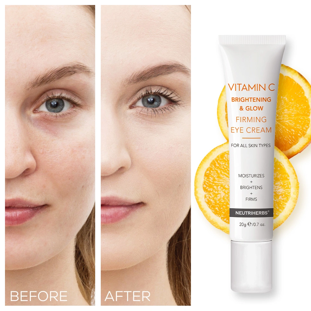 Hot Selling OEM Vitamin C Removing Dark Circle Anti-Wrinkle Brightening Collagen Eye Cream