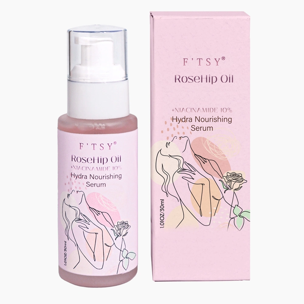 Private Label Skincare Rose Hip Essential Facial Oil Organic Cosmetic Moisturizing Rosehip Oil for Face