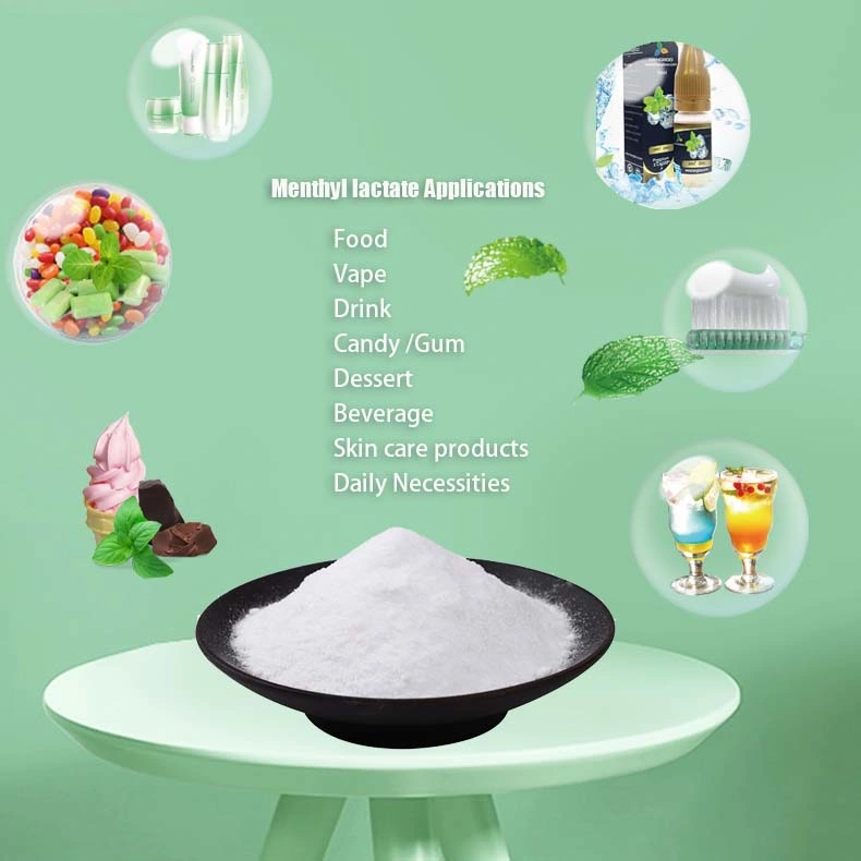 L-Menthyl Lactate Hong Kang Supply CAS Number 59259-38-0 for Food Additives