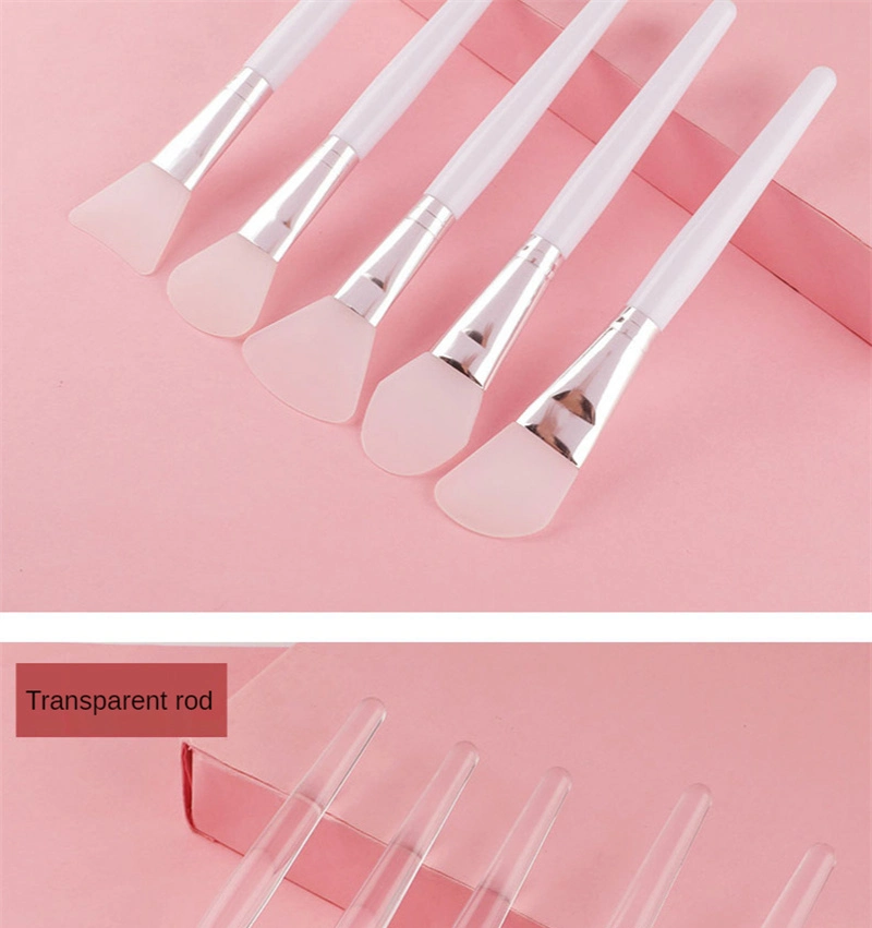 Soft Reusable Cosmetic Tool Treatment Facial Silicone Brush Clay Mask Mud Mixing Brush Apply Mask Stick Beauty for Skin Care