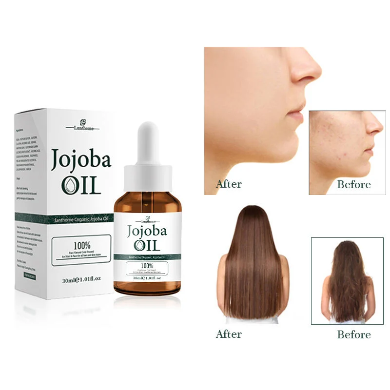 Jojoba Oil for Face Skin Hair Body Massage