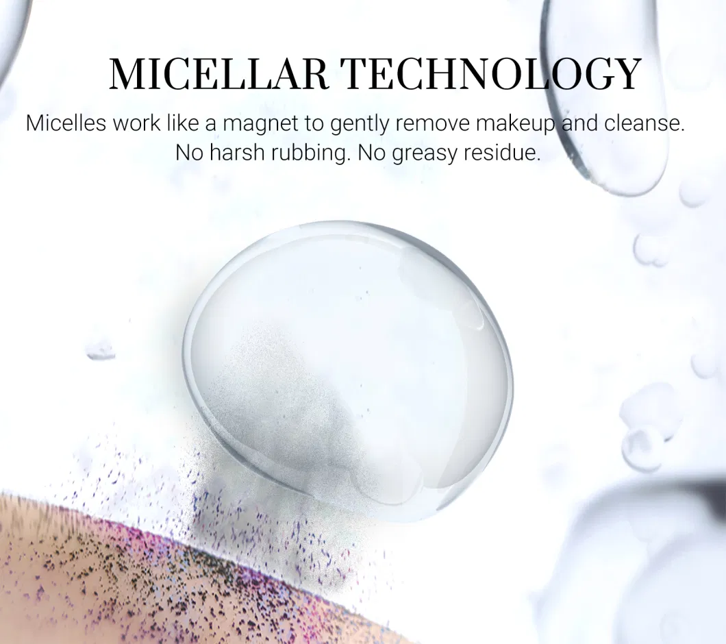 Micellar Water Makeup Remover Liquid Natural Cosmetics Gentle Face Cleaner