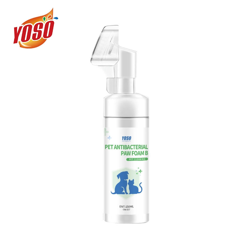 150ml Premium Quality Pet Paws Cleansing Foam with Anti-Mite &amp; Anti-Bacterial Properties