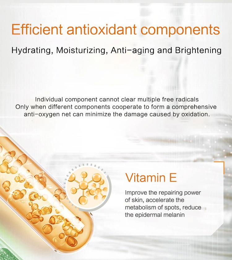 Wholesale Vitamin E Serum Anti-Aging Moisturizing Firming Vitamin C Serum with Hyaluronic Acid Vitamin E Face Serum